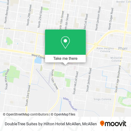 Mapa de DoubleTree Suites by Hilton Hotel McAllen