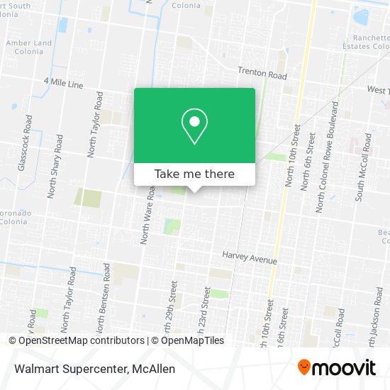 Walmart Supercenter map