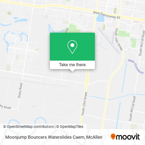 Moonjump Bouncers Waterslides Caem map