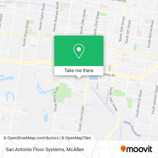 San Antonio Floor Systems map