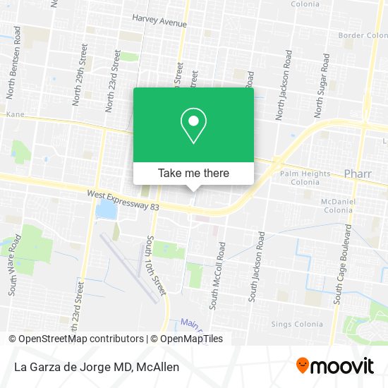 La Garza de Jorge MD map