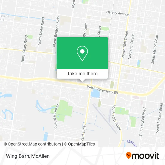 Mapa de Wing Barn