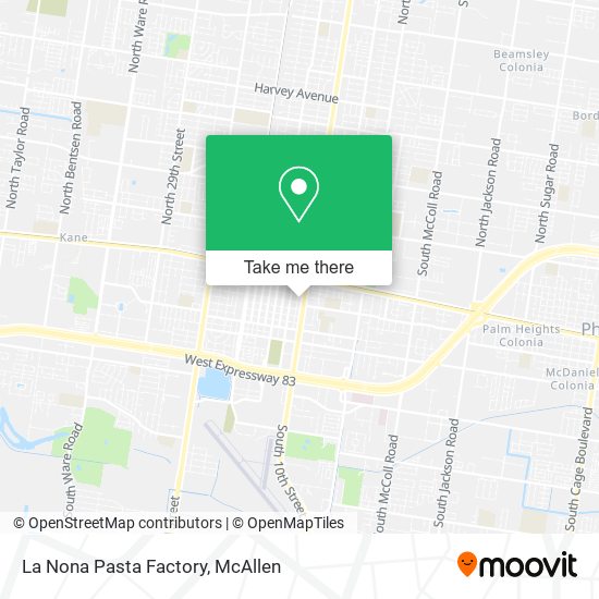 La Nona Pasta Factory map