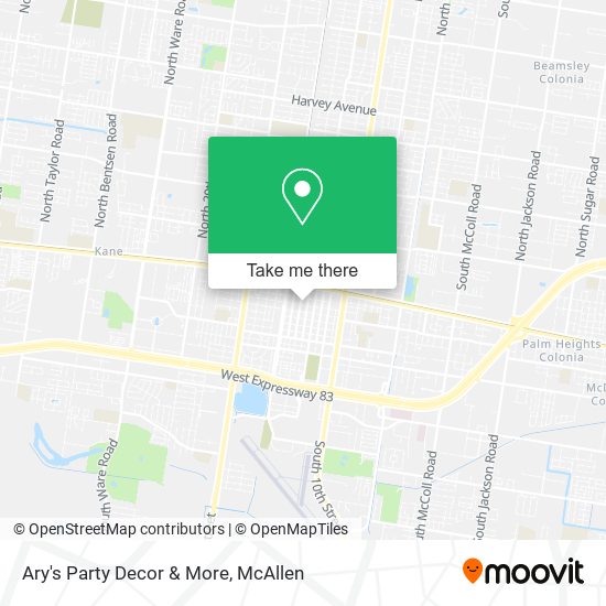 Ary's Party Decor & More map
