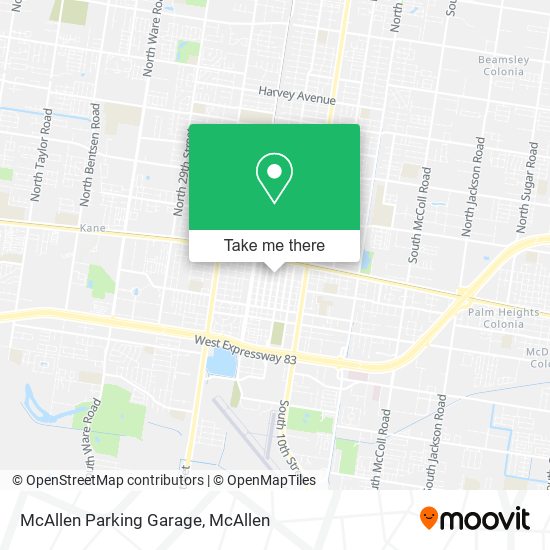 Mapa de McAllen Parking Garage