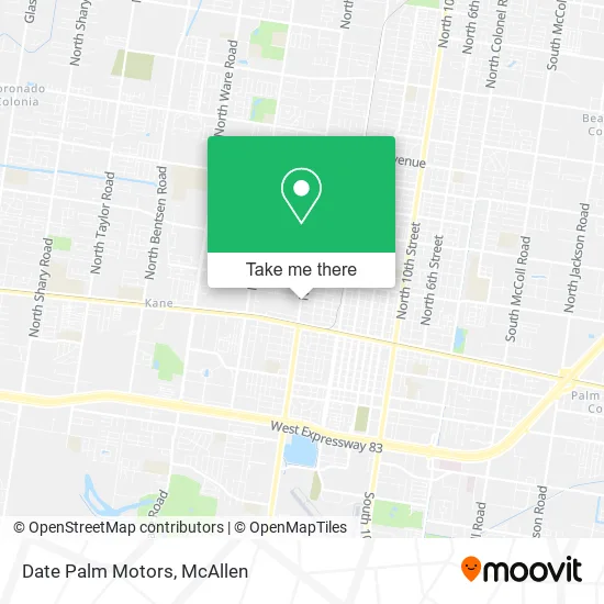 Date Palm Motors map