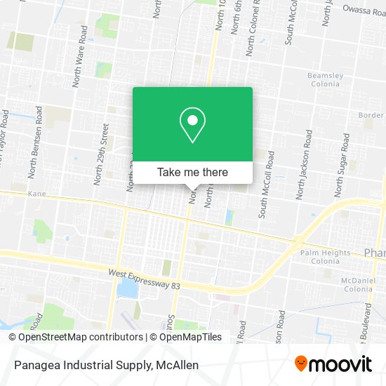 Mapa de Panagea Industrial Supply