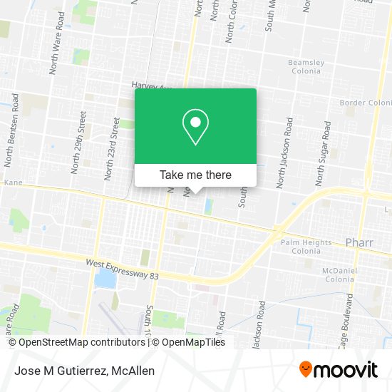 Mapa de Jose M Gutierrez