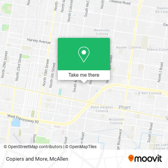 Copiers and More map