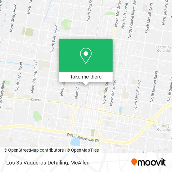 Mapa de Los 3s Vaqueros Detailing