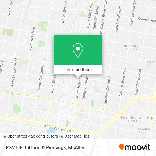 RGV Ink Tattoos & Piercings map