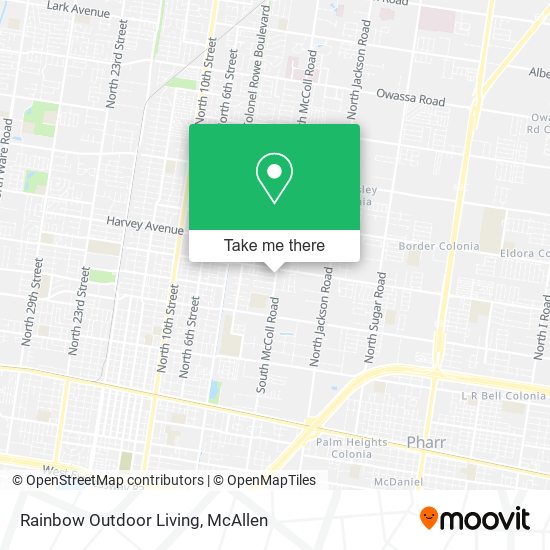 Rainbow Outdoor Living map