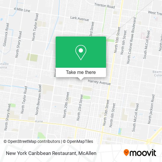 Mapa de New York Caribbean Restaurant