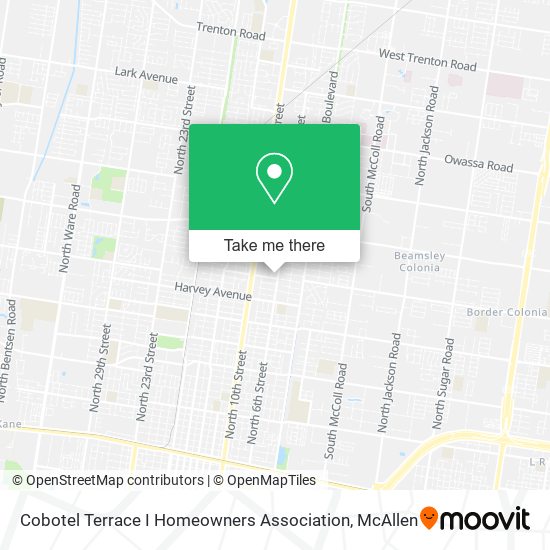 Cobotel Terrace I Homeowners Association map