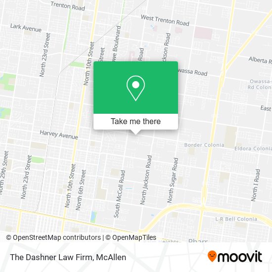 The Dashner Law Firm map
