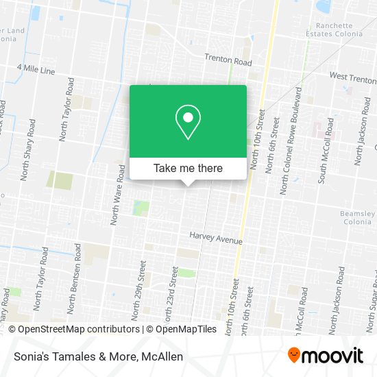 Mapa de Sonia's Tamales & More
