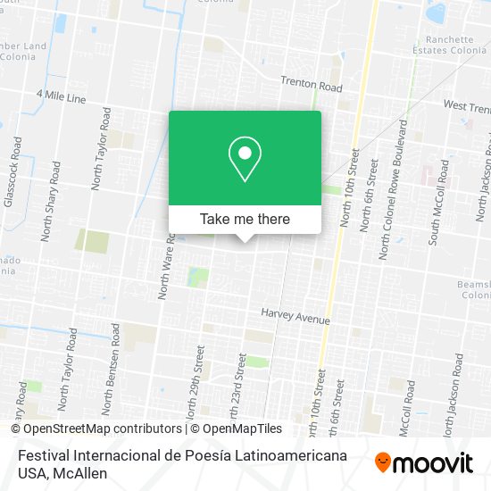 Festival Internacional de Poesía Latinoamericana USA map