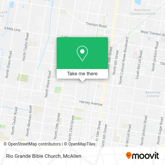 Rio Grande Bible Church map