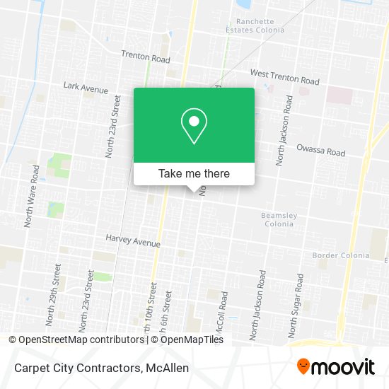 Carpet City Contractors map
