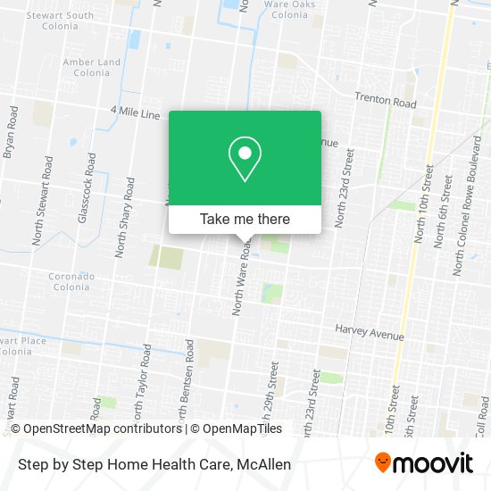 Step by Step Home Health Care map