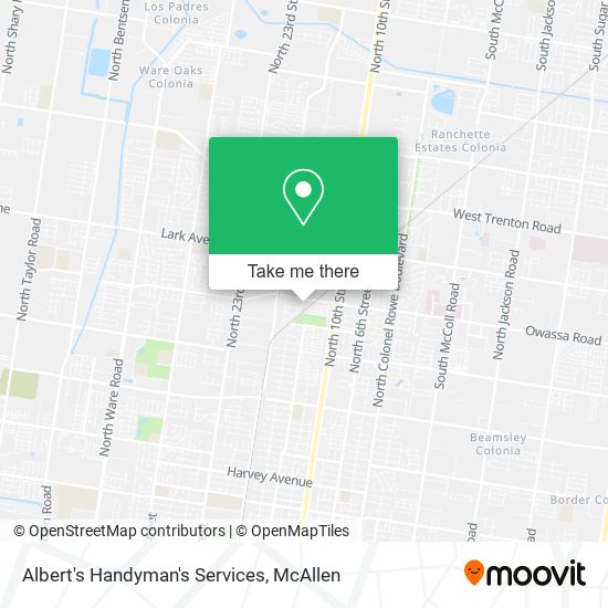 Albert's Handyman's Services map