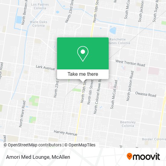 Amori Med Lounge map