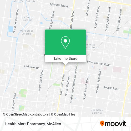 Mapa de Health Mart Pharmacy