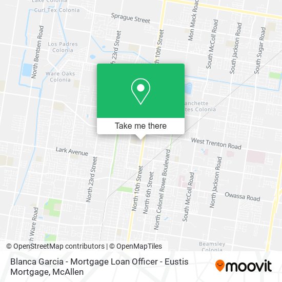 Blanca Garcia - Mortgage Loan Officer - Eustis Mortgage map