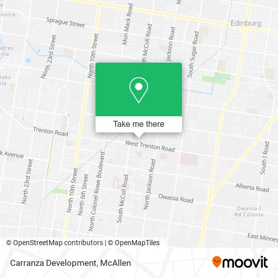 Mapa de Carranza Development