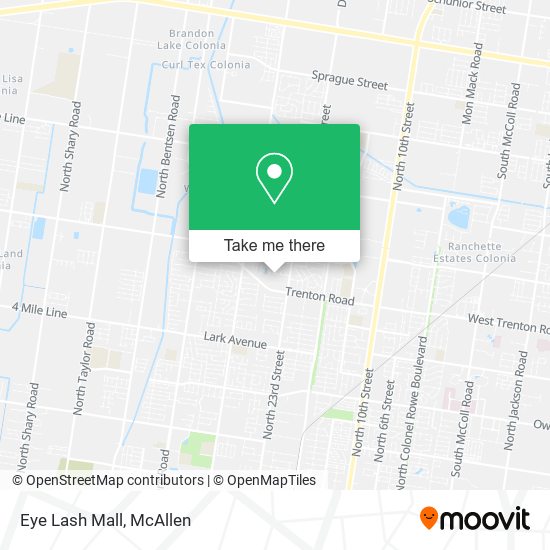 Eye Lash Mall map
