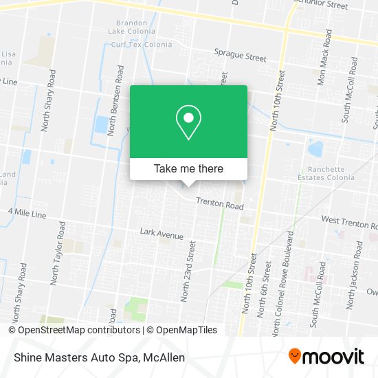 Shine Masters Auto Spa map