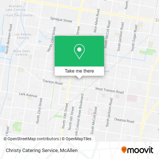 Christy Catering Service map