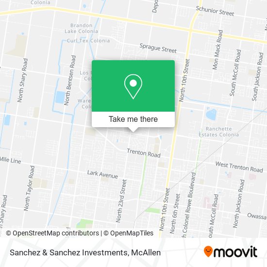 Sanchez & Sanchez Investments map
