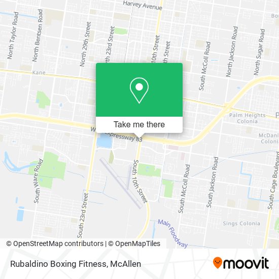 Rubaldino Boxing Fitness map