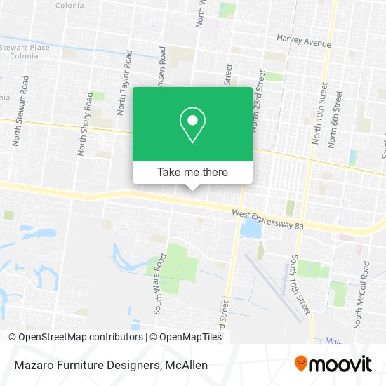 Mapa de Mazaro Furniture Designers