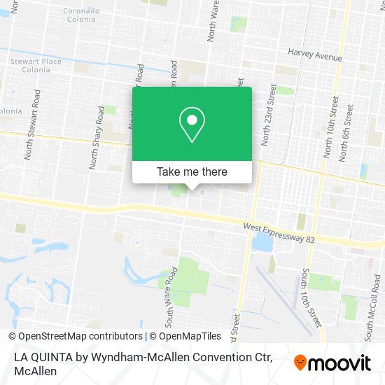 LA QUINTA by Wyndham-McAllen Convention Ctr map