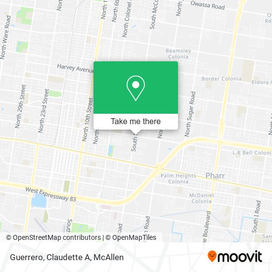 Mapa de Guerrero, Claudette A