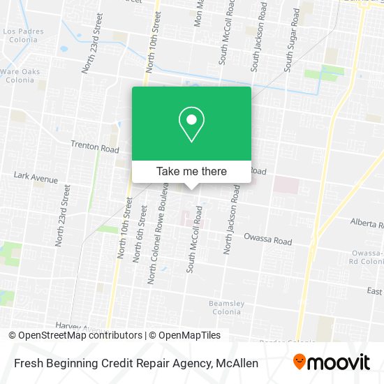 Fresh Beginning Credit Repair Agency map