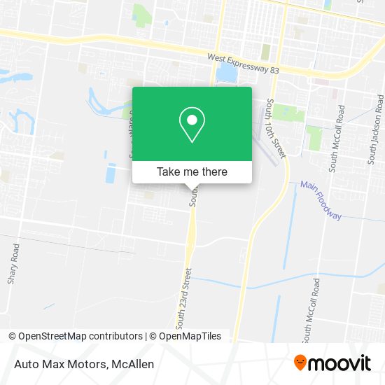 Auto Max Motors map