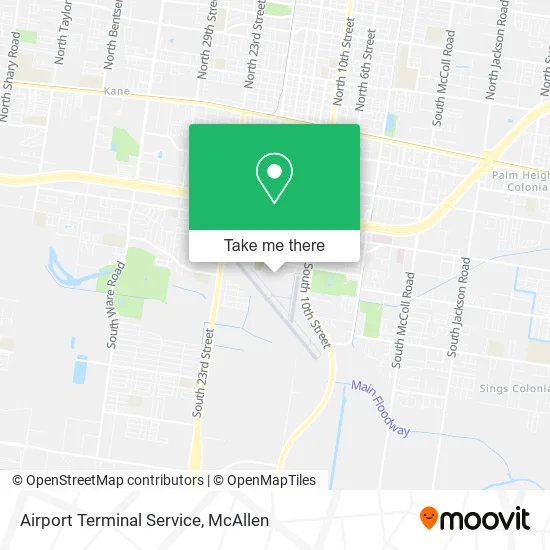 Airport Terminal Service map