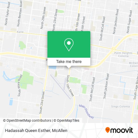 Mapa de Hadassah Queen Esther