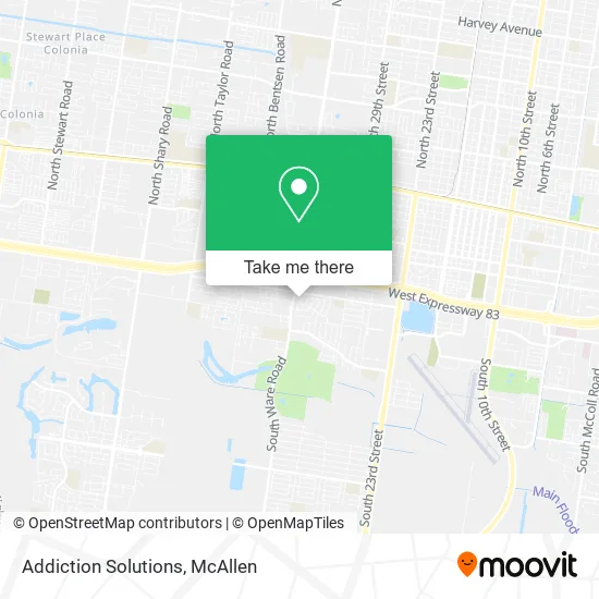 Mapa de Addiction Solutions