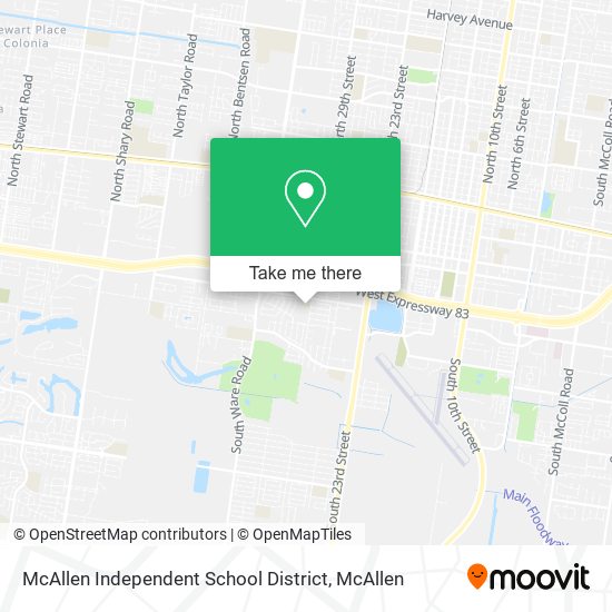 Mapa de McAllen Independent School District