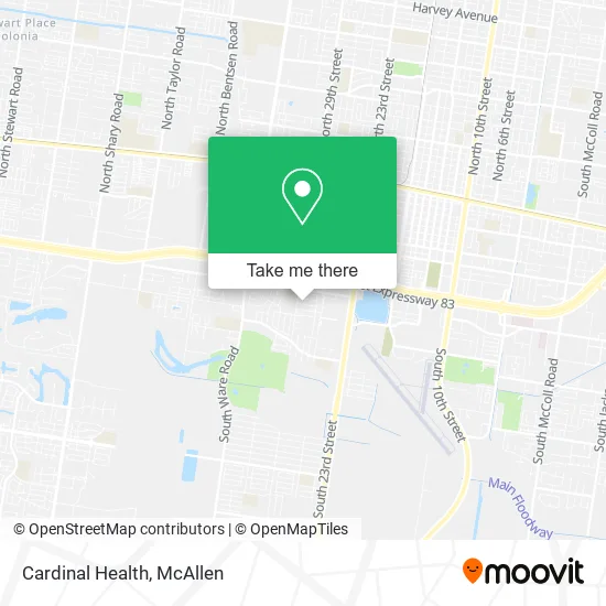 Mapa de Cardinal Health