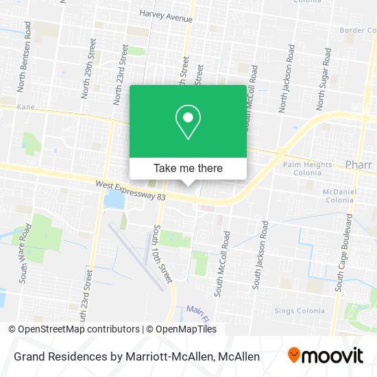 Grand Residences by Marriott-McAllen map