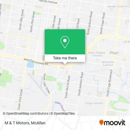 M & T Motors map