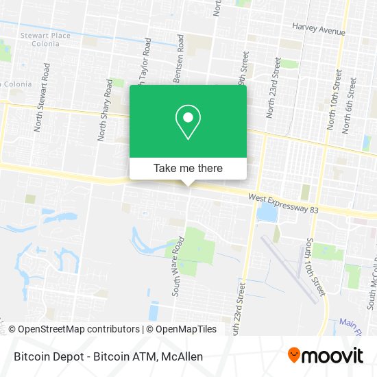 Mapa de Bitcoin Depot - Bitcoin ATM