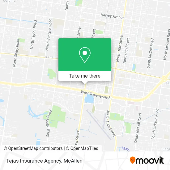 Tejas Insurance Agency map