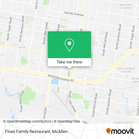Finas Family Restaurant map
