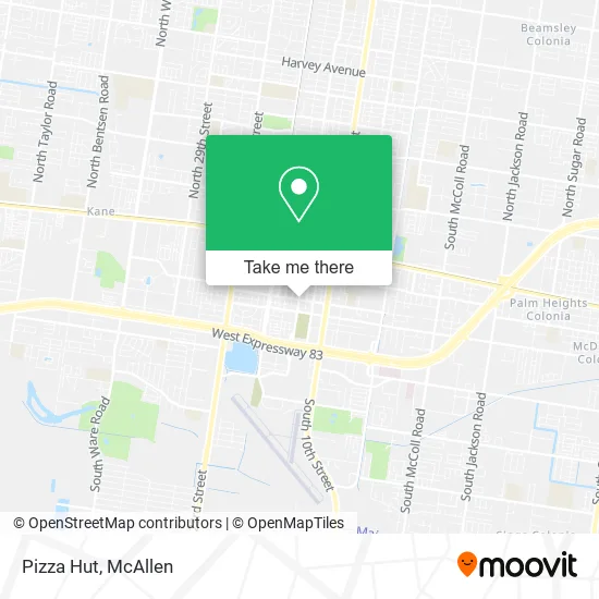 Mapa de Pizza Hut